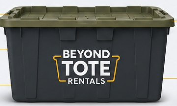 Beyond Tote Rentals commercial-grade reusable moving tote